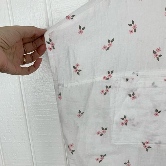 Lucky Brand Pink Floral Boxy Top Size L - Picture 2 of 10